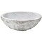 Novatto Carrera Marble Stone Vessel Sink with Chiseled Exterior NOSV-CWN - alternate 1